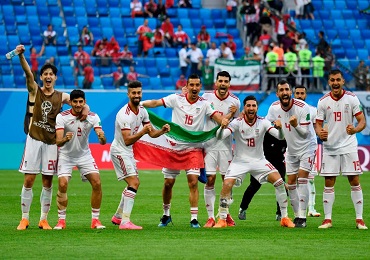 to our heroes in Iran football national team