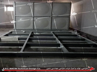 SMC Panel Tank Of Bandar-Abbas, 85 Cube Meters